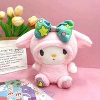 25cm Anime Sanrio Plush Doll Toys Kawaii Hello Kitty Kuromi My Melody Cinnamoroll Cartoon Cute Plush Stuffed Toy Kids Gifts My melody C 1