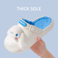Sanrio Kawaii Cinnamoroll Women’s Slippers with Hello Kitty and Kuromi
