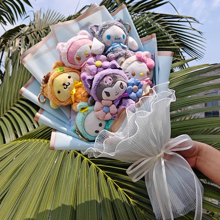 Kuromi My Melody Hello Kitty Cinnamoroll Plush Bouquet Valentine's Day Christmas Graduation Holiday Gift Sanrio Bouquet-5