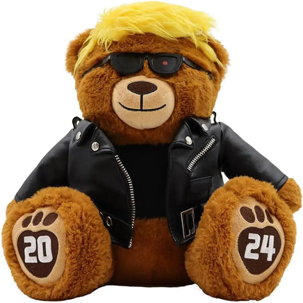 Lusy Store LLC Bear Stuffed Doll Bear Plush Bear for Trump Supporters and Patriotic Americans Plush