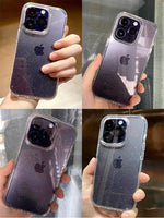 Luxury Clear Glitter Case For iPhone 16 15 14 13 12 11 Pro Max X XS Max XR 7 8 Plus Soft Transparent Silicone Cover Lusy Store