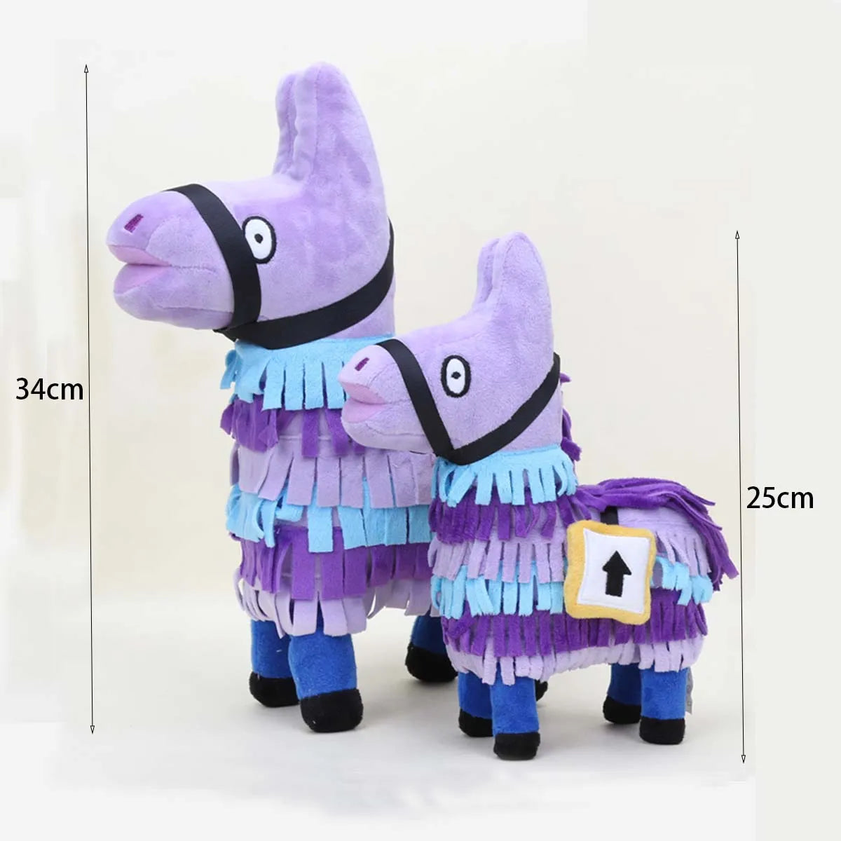 Lusy Store LLC Pink Bear Purple Alpaca Horse Plush Doll Soft Cotton Cute Stuffed Figure Doll Plush