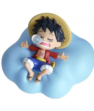 Lusy Store LLC One Piece Luffy Zoro Nami Sanji Night Light Anime Figure Lamp Soft Light Bedroom Bedside LED Children Toys Gift Action Figure