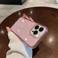 Luxury Clear Glitter Case For iPhone 16 15 14 13 12 11 Pro Max X XS Max XR 7 8 Plus Soft Transparent Silicone Cover Lusy Store