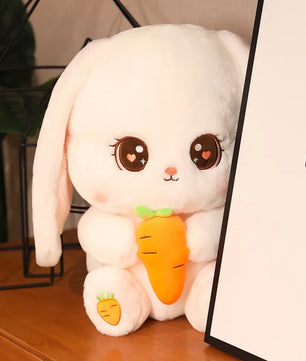 Lusy Store LLC Long Ear Rabbit Plush Pillow Big Size Bunny Dolls Stuffed Soft Animal Cushion Girls Birthday Xmas Gifts Plush