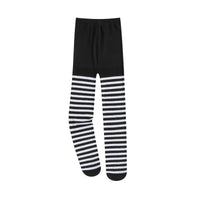Pudcoco Halloween Striped Tights Leggings Cosplay Costume Christmas Stockings for Girls Halloween Party Favors E One Size