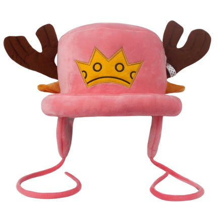 Lusy Store LLC One Piece Tony Chopper Cosplay Plush Toys Hats Plush Cute Cotton Warm Stuffed Fashion Accessories Plush
