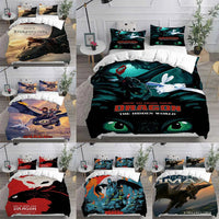 How to Train Your Dragon Bedding Sets Comforter Quilt Bed Cover Duvet Cover Pillow Case 2-3 Pieces Sets Bedroom Decoration Lusy Store