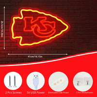 Lusy Store LLC Neon Sign for Man or Garage Decor Creative LED Light Sign for Home Neon Sign