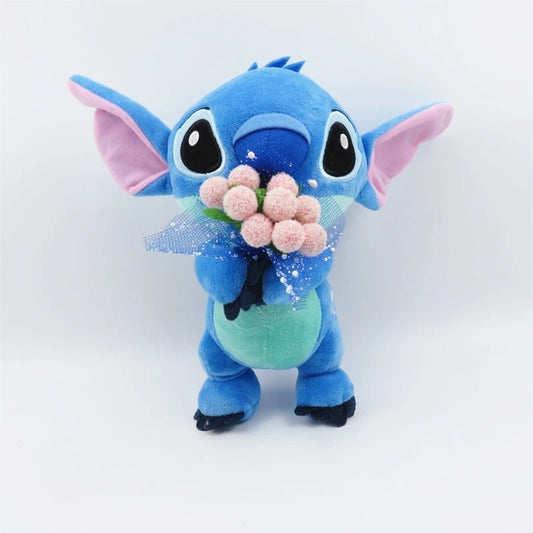 Lusy Store LLC Lilo &amp; Stitch Couple Models Cartoon Stuffed Plush Dolls Anime Plush Baby Kawaii Kids Birthday Gift Plush