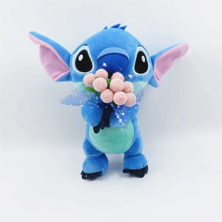 Lusy Store LLC Lilo &amp; Stitch Couple Models Cartoon Stuffed Plush Dolls Anime Plush Baby Kawaii Kids Birthday Gift Plush