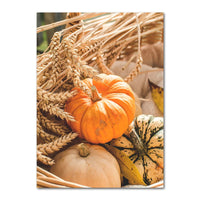 Autumn Decoration Canvas Poster Yellow Leaves Fall View Wall Art Print Pumpkin Painting Halloween Picture Living Room Home Decor 6