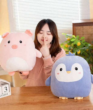 Lusy Store LLC 40cm Cuddly Squishy Penguin Kawaii Zoo Animal Plush Pillow Soft Gift Plush