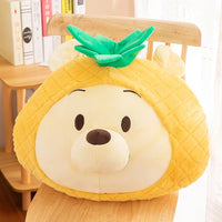 Lusy Store LLC Winnie The Pooh Plush Toys Kawaii Anime Plushie Pineapple Pooh Doll Stuffed Pillows Gift Plush
