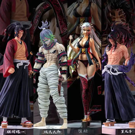 Lusy Store LLC 30cm Demon Slayer Figures Hantengu Anime Figure Himejima Gyoumei Figurine Kimetsu No Yaiba Tomiokagiyuu Action Figure
