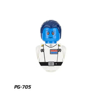 Star Wars Mandalorian Mini Robot Figure Toy - Han Solo, C-3PO, Leia, Darth Vader, Boba Fett Blocks PG705