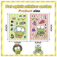 Cute Sanrio Kero Kero Keroppi Anime Puzzle Sticker for Kids