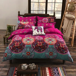Bohemian Mandala Floral Bedding Set - Lusy Store