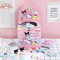 Eraser Rubber 32pcs Kawaii Students Stationery Kuromi Hello Kitty 3D Eraser Clean Tools Gifts