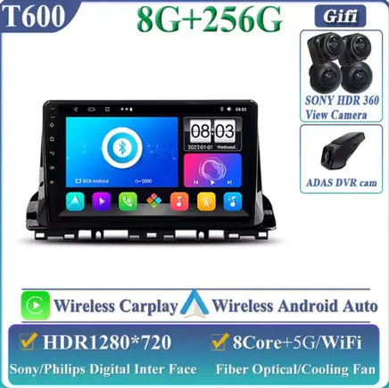 Car Radio Screen 8-256G 360