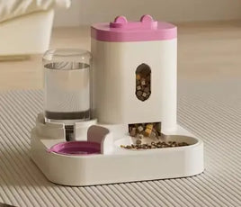 Pet Food Bowl Pink