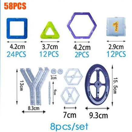 Lusy Store LLC Mini Magnet Toys Building Blocks Toys