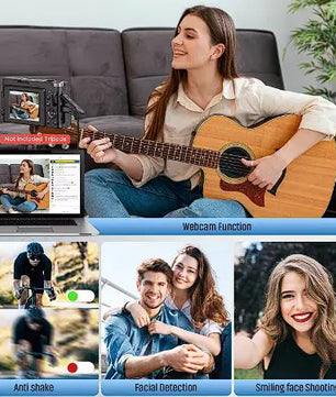 4K 48MP Compact Camera with Flip Screen & Autofocus - Lusy Store LLC 