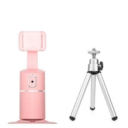 Auto Face Tracking Gimbal Stabilizer Pink With Silver