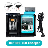 Original Li-Ion Battery – 18V, Available in 6.0Ah, 8.0Ah, 12.0Ah DC18RC Charger DC18RC-LED