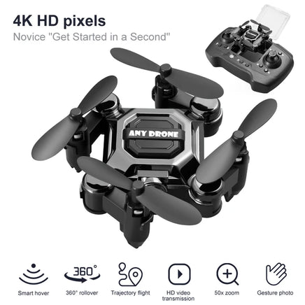 Mini Drone 4K HD Camera Black 4K