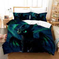 Hello Kitty Bedding Set - Pink Gradient Floral Duvet Cover & Hello Kitty Bed Sheets