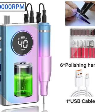Electric Nail Drill Machine For Manicure - Lusy Store LLC 