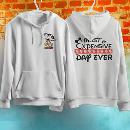 Mickey Mouse Hoodie Vintage White Khaki Hoodie Long Sleeve Hooded Pullover Personality Streetwear White 1