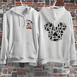 Mickey Mouse Hoodie Vintage White Khaki Hoodie Long Sleeve Hooded Pullover Personality Streetwear White 1
