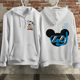 Mickey Mouse Hoodie Vintage White Khaki Hoodie Long Sleeve Hooded Pullover Personality Streetwear White 1