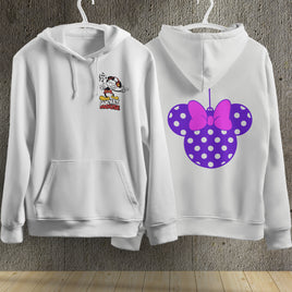 Mickey Mouse Hoodie Vintage White Khaki Hoodie Long Sleeve Hooded Pullover Personality Streetwear White 1