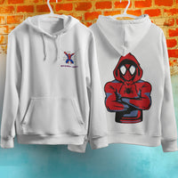 Spider Man Hoodie Casual Clothes Black White Khaki Hoodie Long Sleeve Hooded Pullover Personality Streetwear White 5