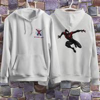 Spider Man Hoodie Casual Clothes Black White Khaki Hoodie Long Sleeve Hooded Pullover Personality Streetwear White 3