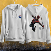 Spider Man Hoodie Casual Clothes Black White Khaki Hoodie Long Sleeve Hooded Pullover Personality Streetwear White 4