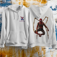 Spider Man Hoodie Casual Clothes Black White Khaki Hoodie Long Sleeve Hooded Pullover Personality Streetwear White 5