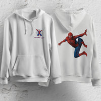 Spider Man Hoodie Casual Clothes Black White Khaki Hoodie Long Sleeve Hooded Pullover Personality Streetwear White 2