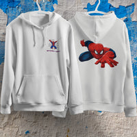 Spider Man Hoodie Casual Clothes Black White Khaki Hoodie Long Sleeve Hooded Pullover Personality Streetwear White 4
