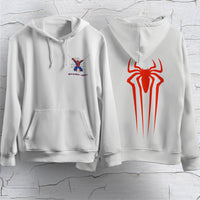 Spider Man Hoodie Casual Clothes Black White Khaki Hoodie Long Sleeve Hooded Pullover Personality Streetwear White 1