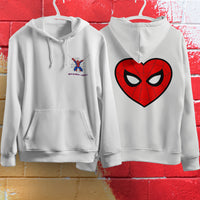 Spider Man Hoodie Casual Clothes Black White Khaki Hoodie Long Sleeve Hooded Pullover Personality Streetwear White 2