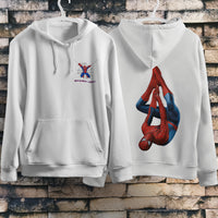 Spider Man Hoodie Casual Clothes Black White Khaki Hoodie Long Sleeve Hooded Pullover Personality Streetwear White 2
