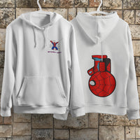 Spider Man Hoodie Casual Clothes Black White Khaki Hoodie Long Sleeve Hooded Pullover Personality Streetwear White 3