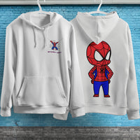 Spider Man Hoodie Casual Clothes Black White Khaki Hoodie Long Sleeve Hooded Pullover Personality Streetwear White 5