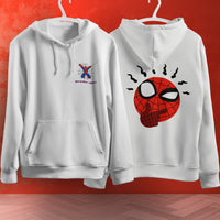 Spider Man Hoodie Casual Clothes Black White Khaki Hoodie Long Sleeve Hooded Pullover Personality Streetwear White 3