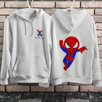 Spider Man Hoodie Casual Clothes Black White Khaki Hoodie Long Sleeve Hooded Pullover Personality Streetwear White 5
