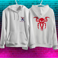 Spider Man Hoodie Casual Clothes Black White Khaki Hoodie Long Sleeve Hooded Pullover Personality Streetwear White 1